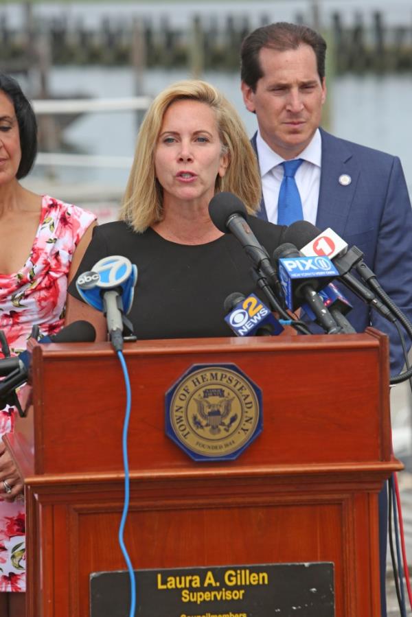 Ex-Hempstead, LI, Town Supervisor Laura Gillen significantly trails D'Esposito in a new poll.