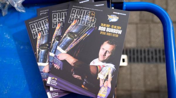 Close up of the match day programme with a special tribute to Rob Burrow before the Betfred Super League match at AMT Headingley Stadium, Leeds. Picture date: Friday June 21, 2024. Pic: PA