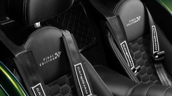 Caterham Seven 485 Final Edition, interior, green, seats
