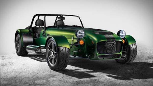 Caterham Seven 485 Final Edition, front, green