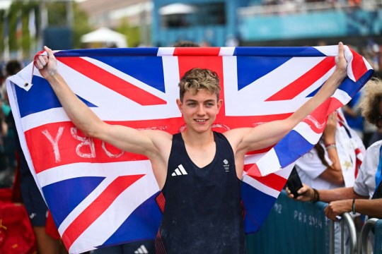 Toby Roberts said he's been training for this moment his 'whole life' after winning the climbing Olympic gold (Picture: Getty Images)