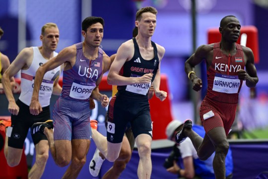 Britain’s Max Burgin has qualified for the men’s 800m final (Picture: Getty Images)