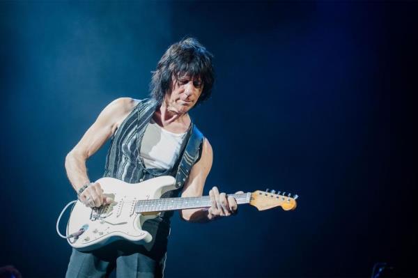 Jeff Beck performing in 2014