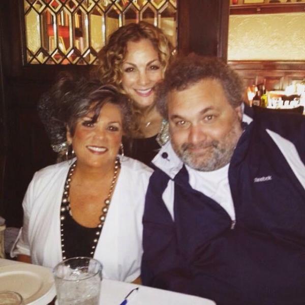 Artie Lange with his mom, Judy Lange, and sister, Stacey, in 2015.