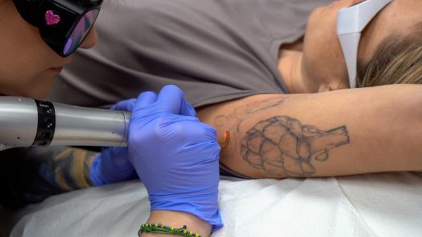 The process can indeed be beneficial for some to get rid of embarrassing, or otherwise triggering or hateful, ink.