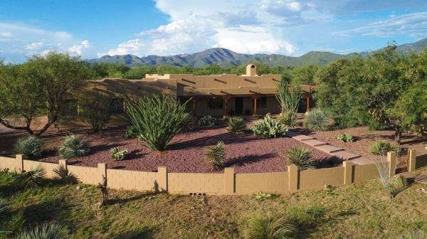 Kelly's property on the US-Mexico border in Nogales, Arizona.