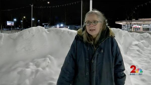 Tracy Hansen , who was kicked by a moose