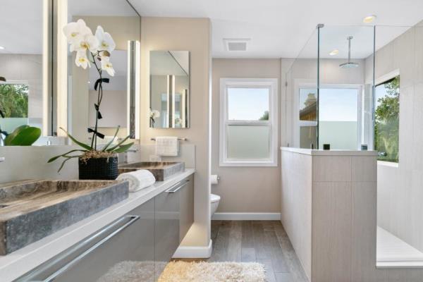 One of four bathrooms.