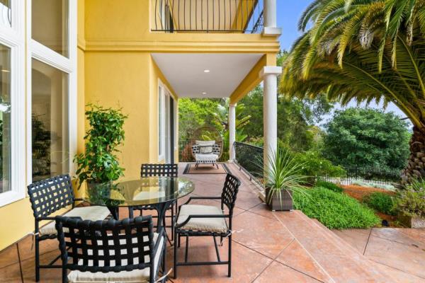 The patio.