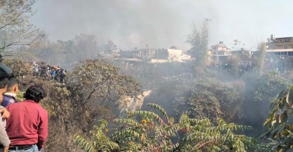 A Yeti Airlines plane carrying 72 people crashed in Nepal on Sunday.