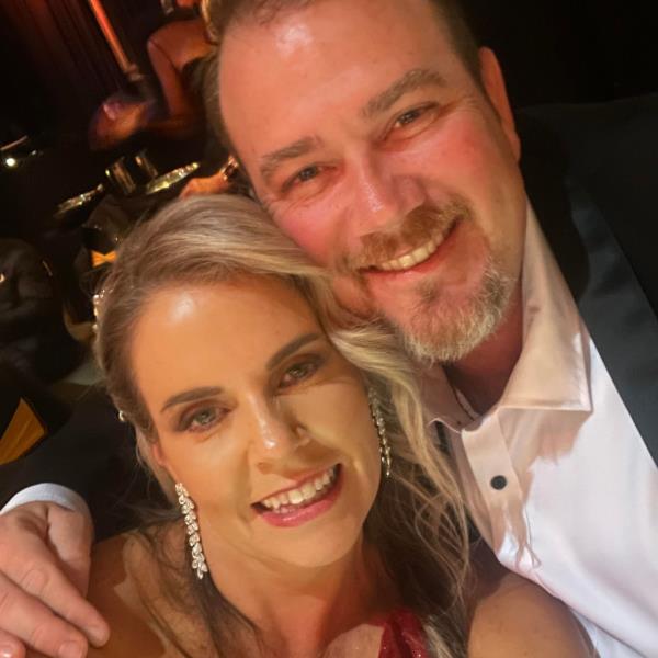 Riaan and Elmarie Steenberg, who survived the crash
