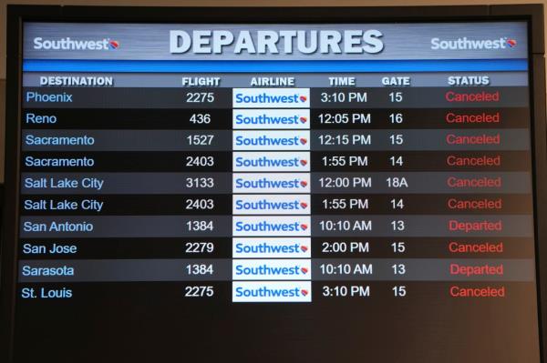 Under US law, airlines are required to provide customers a full refund for any canceled flights.