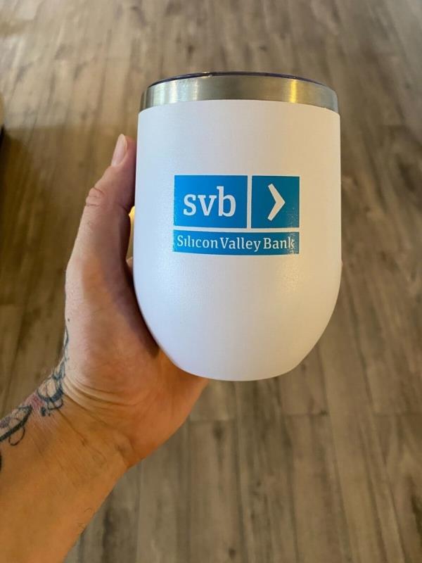 SVB tumbler.