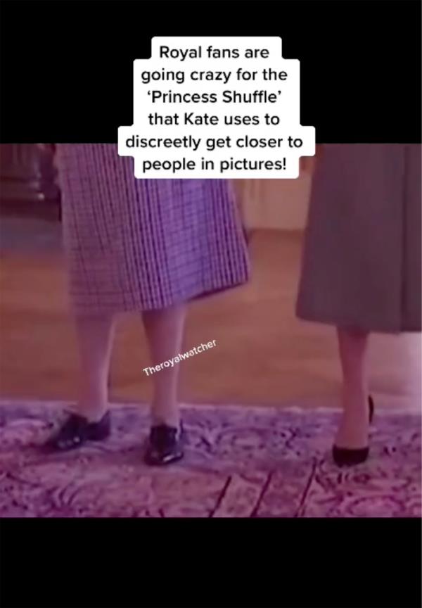 Online, TikTok viewers are hailing Middleton's moves the 