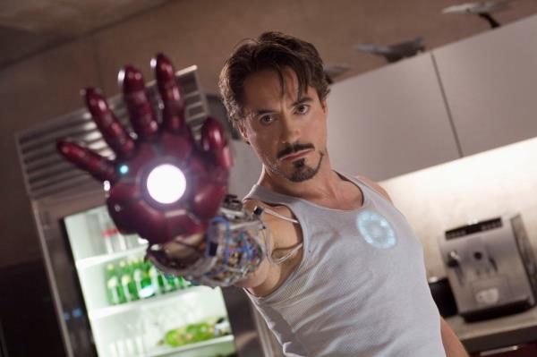 Actor Robert Downey Jr. is shown in this undated publicity photo released to Reuters April 23, 2008 in a scene from Paramount Pictures upcoming film 