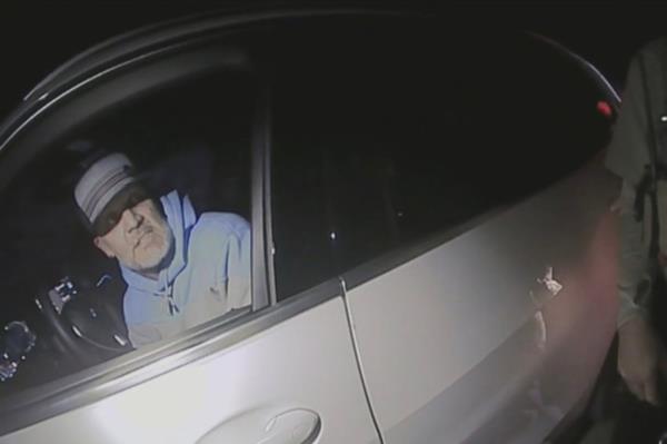 Kenneth Adams seen getting arrested the day after Thanksgiving.