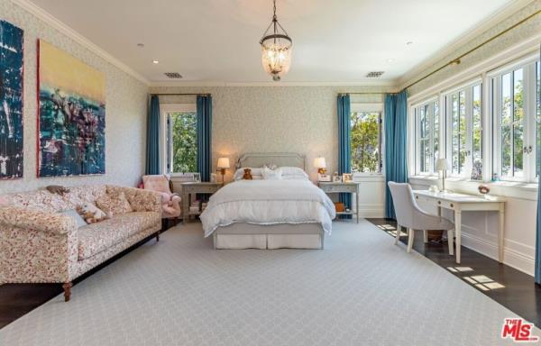 One of six bedrooms.