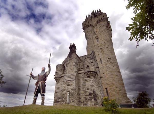 Jock Ferguson dressed as William Wallace