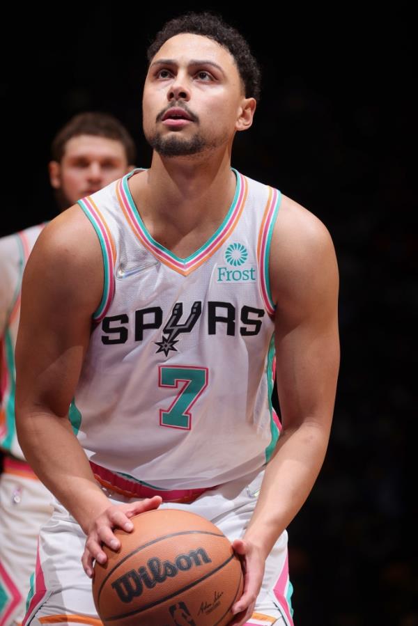 Bryn Forbes during his time with the Spurs