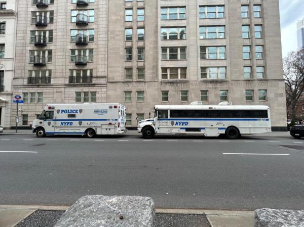 NYPD buses