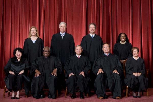 Jackson, the court’s first Black female justice, is coming to the end of her first term on the court.