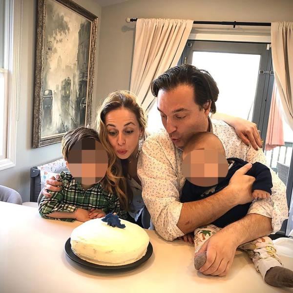 The couple have three children. 