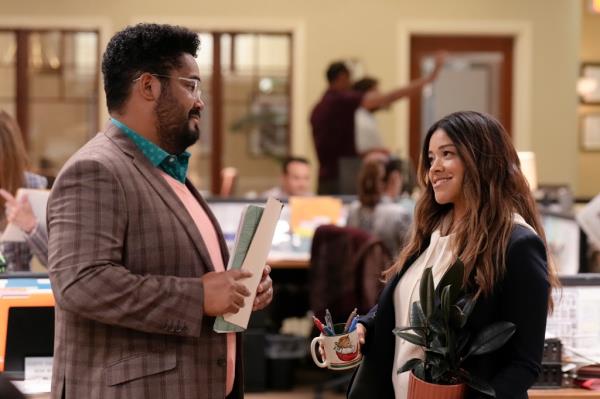Josh Banday and Gina Rodriguez in 