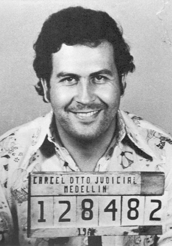Mugshot of Pablo Escobar
