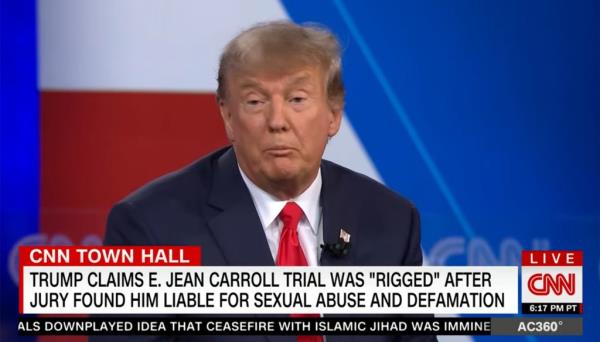 During a town hall on CNN on Wednesday Trump called Carroll a 