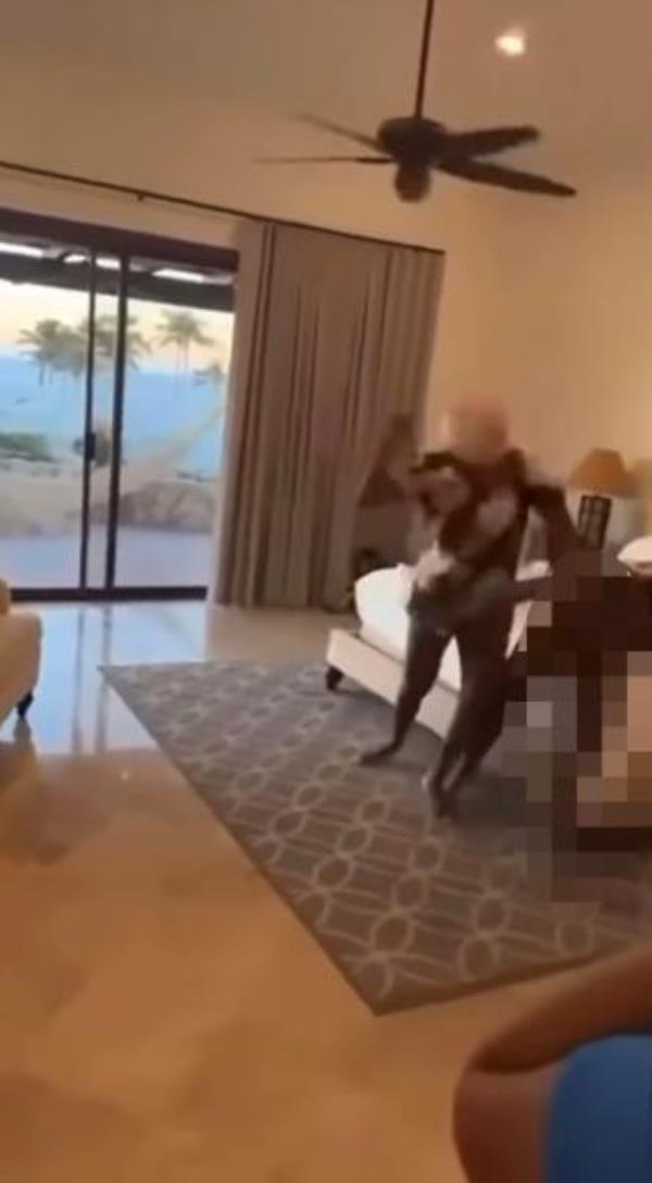 A disturbing video later emerged of Robinson being savagely beaten at the luxury rental villa by one of the women in the group of friends who accompanied her to Mexico.