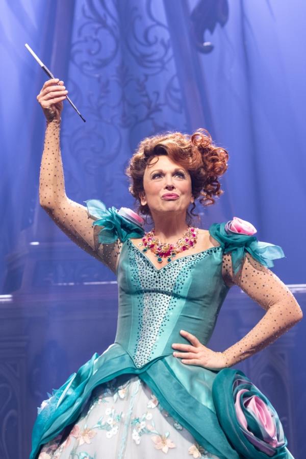 Carolee Carmello yuks it up as Cinderella's cruel stepmother.