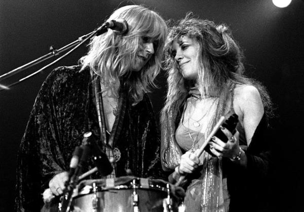 Christine McVie and Stevie Nicks.