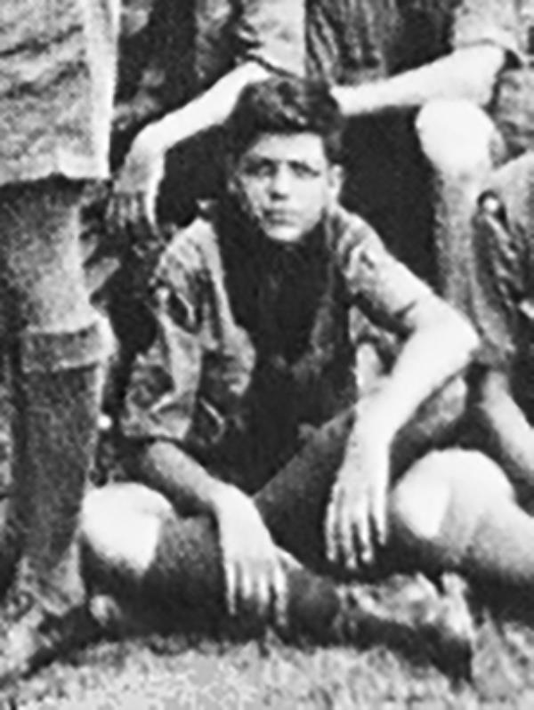 John Kennedy in scout uniform