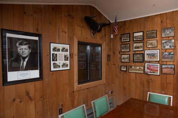 interior of scout cabin