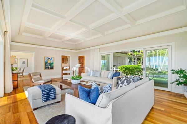 Perks include plenty of space for plush seating areas.