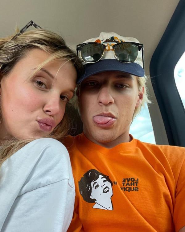 Millie Bobby Brown and Jake Bo<em></em>ngiovi have publicly been a romantic item since November 2021.