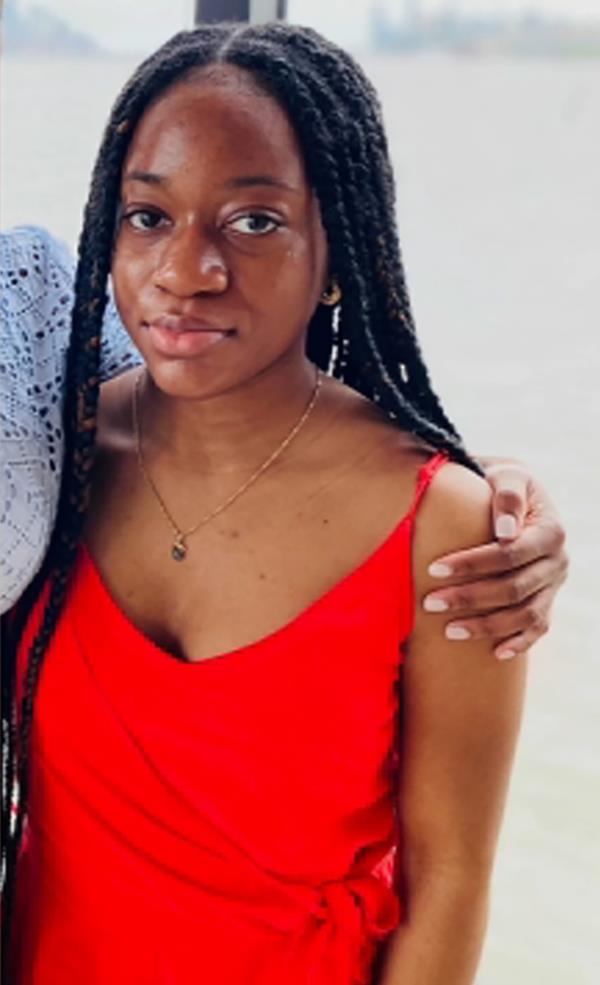 A family photo of Claudia Quaatey, 16.