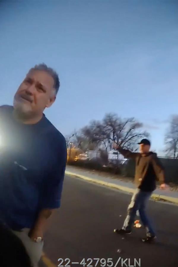 The Colorado man was walking into traffic. 