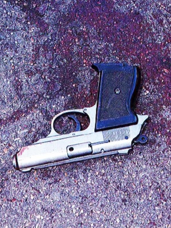 Gun at the scene