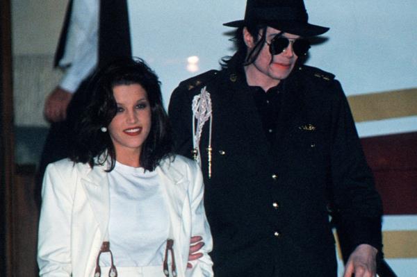 Lisa Marie Presley and Michael Jackson.