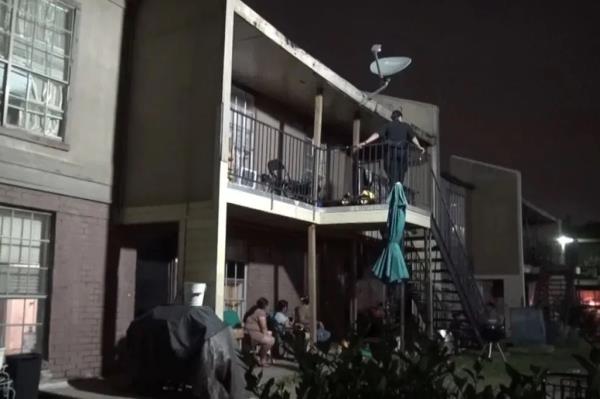 An apartment building in Houston wher<em></em>e a baby drowned Thursday.