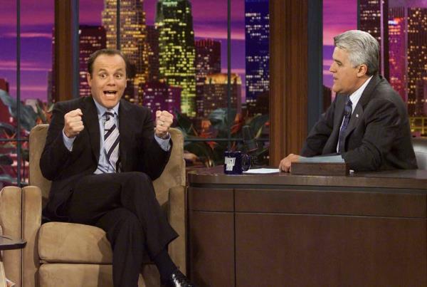 Papa appears on “The To<em></em>night Show with Jay Leno” in 2004. 