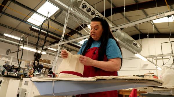 Priso<em></em>ner Suzanne has worked in the fashion workshop since September.