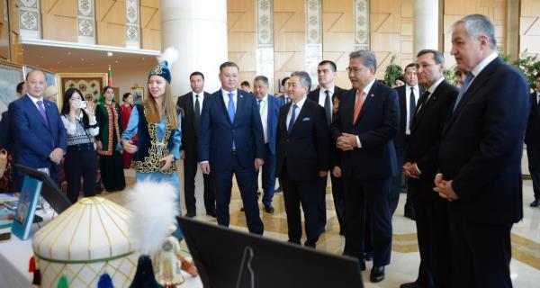 Attendees see a glimpse of Turkmen's traditio<em></em>nal culture showcased during the 16th Korea-Central Asia Cooperation Forum in Ashgabat, Turkmenistan. (Embassy of Turkmenistan in Seoul)