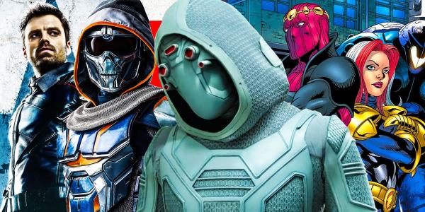 Ghost, Taskmaster, Bucky Barnes and comic book Thunderbolts