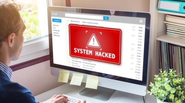 Hack a<em></em>lert on computer monitor