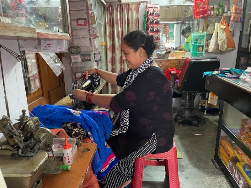 Dipti Bhandari, a microentrepreneur