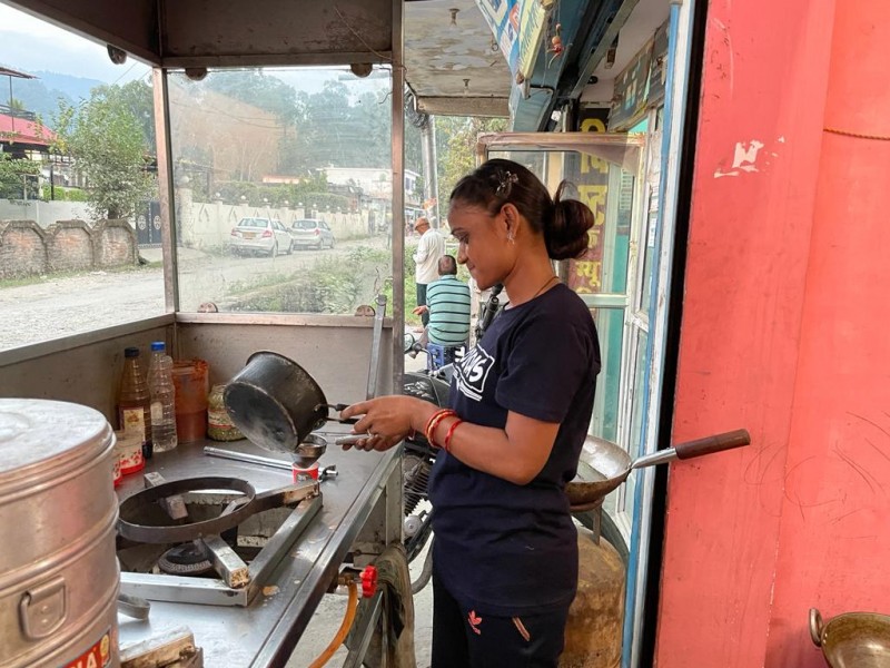 Ombatti Sharma, a microentrepreneur