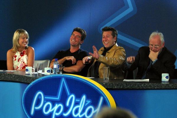Pete on the Pop Idol panel