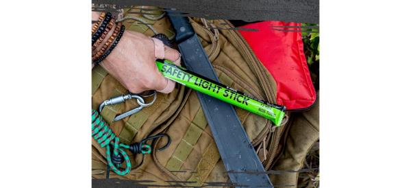 Hand holding Emergency Glow Sticks with 12 Hours Duration